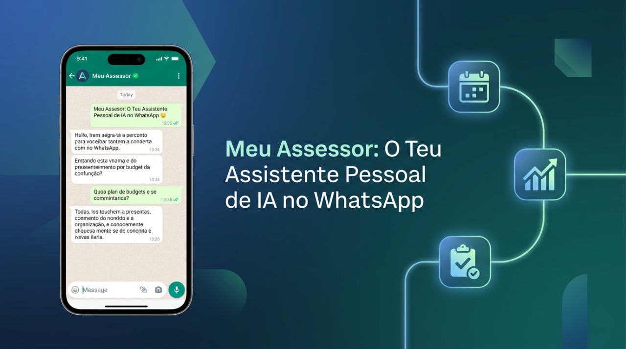 Meu Assessor - assistente pessoal por IA no WhatsApp com controle de agenda, finanças e tarefas